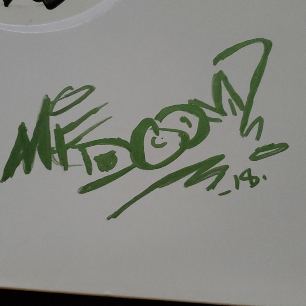 MF DOOM RECORD SIGNED